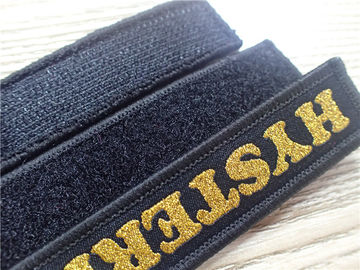 Giysi veya Çanta Etiketi İçin Özelleştirilmiş Moda Polyester Velcro Dokuma Bant
