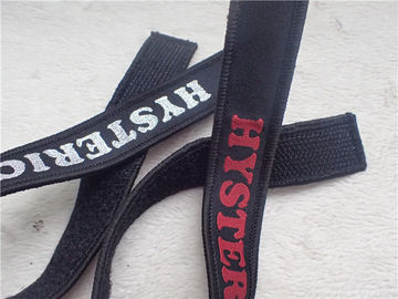 Giysi veya Çanta Etiketi İçin Özelleştirilmiş Moda Polyester Velcro Dokuma Bant