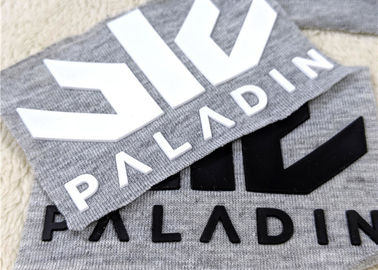 Isı Transferi Silikon Etiket, Konfeksiyon İçin Kabartma Logo PVC Kauçuk Yama