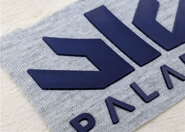 Isı Transferi Silikon Etiket, Konfeksiyon İçin Kabartma Logo PVC Kauçuk Yama