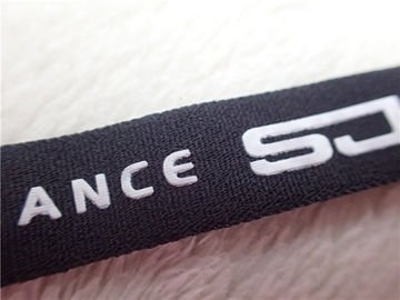 Baskı Silikon Logo ile Profesyonel Polyester Elastik Kumaş Bant