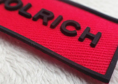 Küçük Harfler LOGO Yamalar İçin Giysi / Özel Aplike Yamaları Temizle