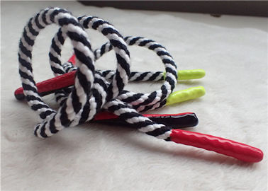 Ceket için Parlak Silikonlu Sonlu Çift Renkli Polyester Sigara Elastik Kordon