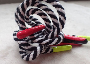 Ceket için Parlak Silikonlu Sonlu Çift Renkli Polyester Sigara Elastik Kordon