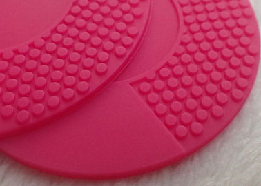 Yüz Yıkama Aleti / Yumuşak Silikon Patch için Gül Kırmızı Yumuşak PVC Yamalar
