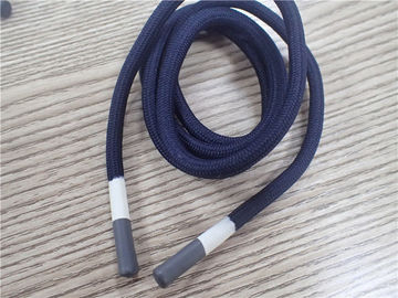 Giyim İçin Yuvarlak Elastik Olmayan Polyester Halat Gri Ve Beyaz Kaplama
