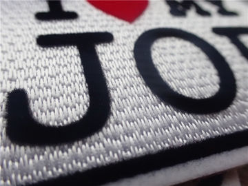 Zarif Özel Giyim Yamalar Sloganı Logo I LOVE MY JOB Peluş Kromatik Akın