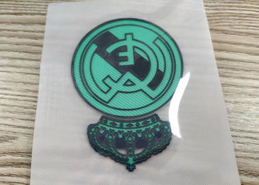 Spor Giyim için Özel Serigrafi Kabartmalı Futbol Kulübü Logosu TPU Yamalar Rozetleri