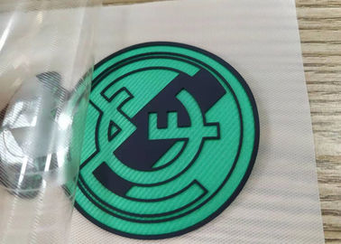Spor Giyim için Özel Serigrafi Kabartmalı Futbol Kulübü Logosu TPU Yamalar Rozetleri