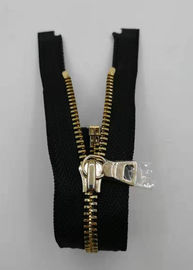 İş İçin Otomatik Kilitli Y Stil Metal Diş Fermuar - Aşınma / Kapalı Uçlu Metal Fermuarlar