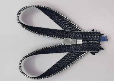 Saf Pamuklu Bez ile Dayanıklı Y Stil Metal Diş Fermuar / Kot İçin Metal Fermuarlar