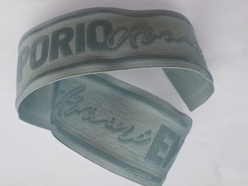 Silikon Serigrafi Şerit Dokuma Elastik Olmayan Bant Spandex + Silikon Malzeme