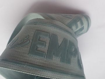 Silikon Serigrafi Şerit Dokuma Elastik Olmayan Bant Spandex + Silikon Malzeme