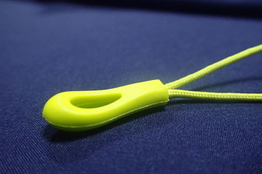 Polyester Kordonlu Toksik Olmayan Kauçuk Fermuar Çektirme TPU Kolay Şekillendirilebilir