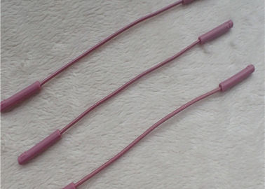 Elastik Halat Renkli Fermuar İki Kalın Orta İnce Nunchakus Kabartmalı Kare Nokta Çeker