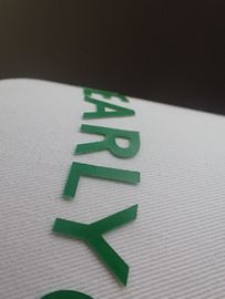Sıcak - Tutkal Destek 3D Logo Serigrafi Etiketi / Özel Baskılı Yamalar