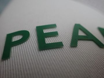 Sıcak - Tutkal Destek 3D Logo Serigrafi Etiketi / Özel Baskılı Yamalar