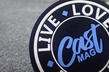 Serigrafi Giyim Mikrofiber Kauçuk Logo Yamaları