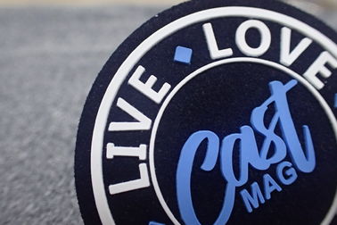 Serigrafi Giyim Mikrofiber Kauçuk Logo Yamaları