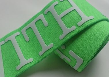 Özelleştirilmiş Renkli Logo Baskı Üreticileri Elastik Kitap Bandı Jakarlı Elastik