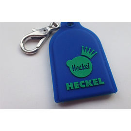 Silikon Köpek Tag Anahtarlık Kişiselleştirilmiş Promosyon Hediye Debossed Logo Zehirli Olmaz