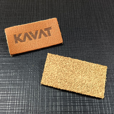 Kot Denim İçin Özel Kabartmalı Suni Deri Yamalar Isı Basın Etiketleri
