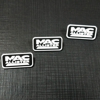 Özel Giyim Dokuma Yamalar Logo Dokulu Etiket 3D Pvc Rozetleri