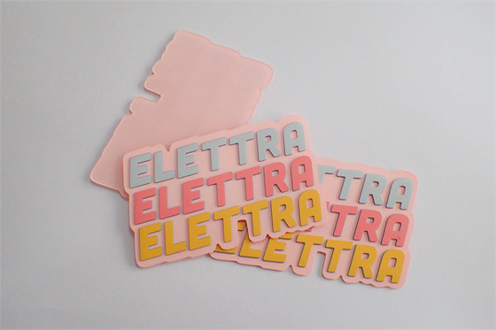 3 Pantone Renkli PVC TPU Özel Serigrafi Baskı Etiketleri
