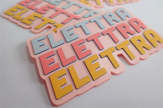 3 Pantone Renkli PVC TPU Özel Serigrafi Baskı Etiketleri