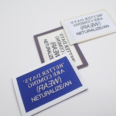 Kumaş İçin Yıkanabilir Mat / Parlak Yüzey Ekran Baskılı Etiket