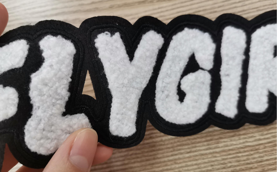 Giysiler için Özel Tasarım Havlu Nakış Yama Isı Transferi Etiketleri