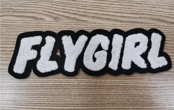 Giysiler için Özel Tasarım Havlu Nakış Yama Isı Transferi Etiketleri