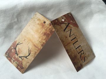 Güzel Desenli Küçük Perfore Askı Etiketler, Retro / Vintage Butik Hang Etiketler