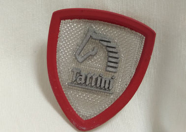Özel Kauçuk Logo Yamalar, Açık Giyim / Ayakkabı / Çanta için Silikon Rozet