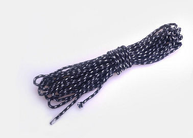3mm / 4mm Esneklik Sağlam Esnek Olmayan Kordon Naylon Örgülü Halatlı Kaplamalı Kaplama