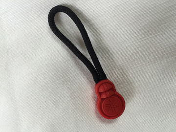 Moda Tasarımı Özel Logo Giyim / Çanta için Lastik Fermuar Çektirme Araçları