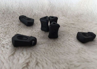 Yüksek Dereceli Kauçuk Silikon / PVC Tersinir Metal Dekoratif Fermuar Çeker