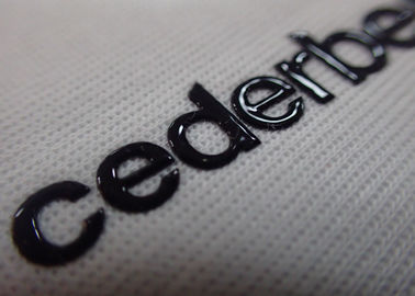 Özel Ad Logo ile Serigrafi Yüksek Yoğunluklu Esnek Isı Transferi Etiketleri