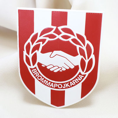 3D Çıkartma Yükseltilmiş TPU Logosu Yeni Basılı Özel Rozet Giyim için