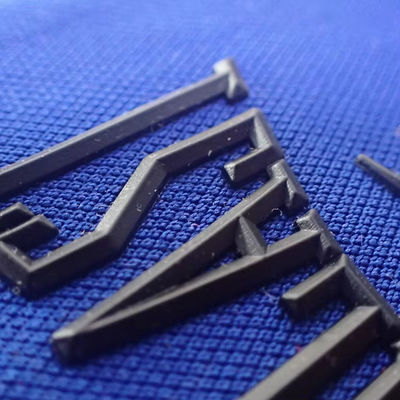 3D Silikon Yazdırma Isı Transfer Logo Giyim Etiketleri Silikon Rozet