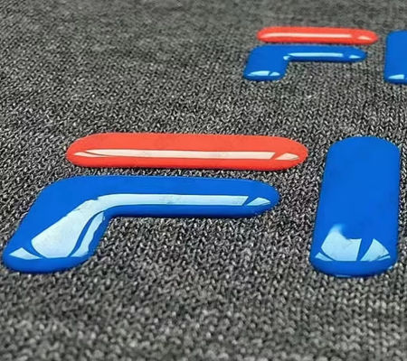 3D Çizilmiş Parlaklık Logosu Demir Üzerli Kıyafetler Isı Kauçuk Rozet Silikon Isı Transfer Yama