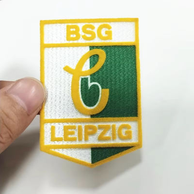 Toptan Custom Heat Press Flocking Beyaz Etiket İstihkak Vinil Kulüp nakışlı yama