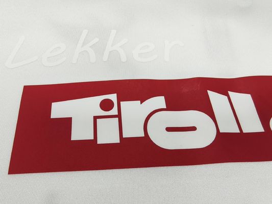 Özel Moda Etiketi DTF Etiket Filmi PET Üzerine Tişörtler İçin Ütü Transferi