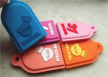 Silikon Köpek Tag Anahtarlık Kişiselleştirilmiş Promosyon Hediye Debossed Logo Zehirli Olmaz