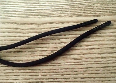 125cm Siyah Olmayan Elastik Kordon Oyma Logolu Siyah Boya Donanım Kafasının Her İki Uçunda