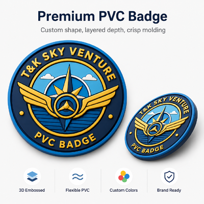 Kıyafetler için özel 3 boyutlu PVC ısı transferi etiketleri Spor kıyafetleri Şapka çantaları ve giyim logo markası esnek PVC ve premium finiş ile