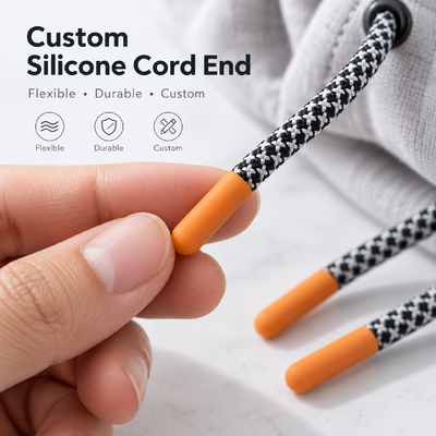Özel silikon kablolar, dayanıklı iplik aksesuarları için çevre dostu polyester kablolarla biter.