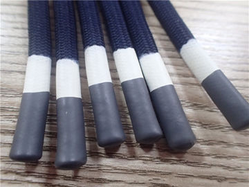 Giyim İçin Yuvarlak Elastik Olmayan Polyester Halat Gri Ve Beyaz Kaplama