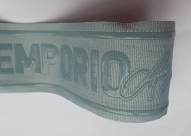 Silikon Serigrafi Şerit Dokuma Elastik Olmayan Bant Spandex + Silikon Malzeme