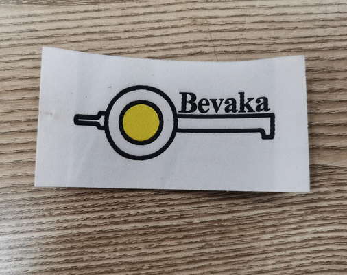 T Shirt Yıkanabilir Dokuma Giysi Etiketleri Konfeksiyon İçin Kenar Kırpma